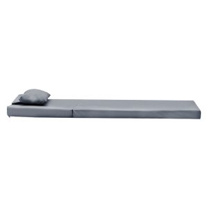 211 000007 3 Lounger sunbed Sunset pakoworld fabric grey 65x185x10cmOutdoor furniture > Sunbed cushions