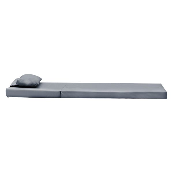 211 000007 3 Lounger sunbed Sunset pakoworld fabric grey 65x185x10cmOutdoor furniture > Sunbed cushions