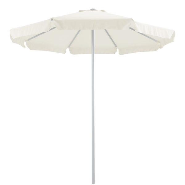 218 000003 Professional umbrella Mongo pakoworld single piece metal D2.3m ecruOutdoor furniture > Garden umbrellas