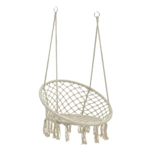 218 000011 Hammock seat Eventful pakoworld rope beige 82x82x133cmBOHO CHIC > Outdoor/Beach items