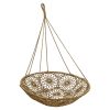 220 000003 Single light ceiling lamp PWL-1212 pakoworld E27 40W beige 45x40x17cmBOHO CHIC > Luminaries