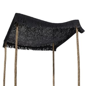 220 000010 Day bed Roof pakoworld macrame black 4x4mBOHO CHIC > Outdoor/Beach items