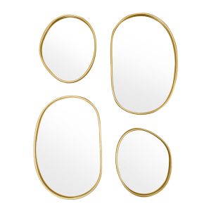 233 000025 Mirror Klelia pakoworld 4pieces 60x2x96.5cmIndoor furniture > Home organization > Bathroom > Mirrors