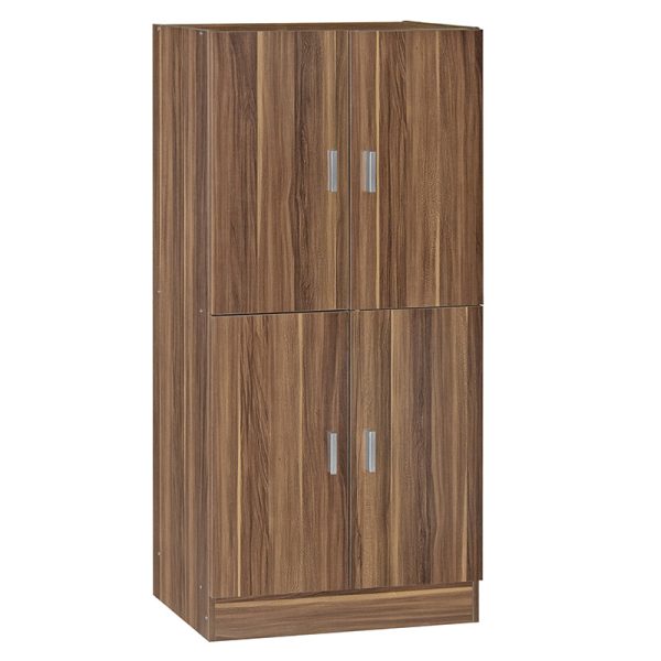 249 000031 Shoe cabinet Felicity pakoworld walnut 60x32x127cmIndoor furniture > Shoe storage cabinet & cupboards
