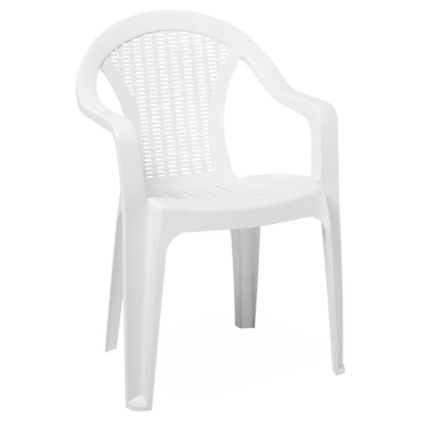 253 000020 Armchair Headway pakoworld PP color whiteOutdoor furniture > Garden armchairs