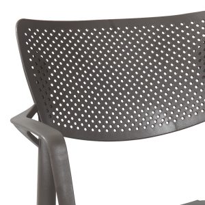 253 000087 2 Icon-Frontline pakoworld dining set 3pcs PP in anthracite colorOutdoor furniture > Garden food table