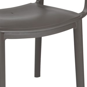 253 000087 3 Icon-Frontline pakoworld dining set 3pcs PP in anthracite colorOutdoor furniture > Garden food table