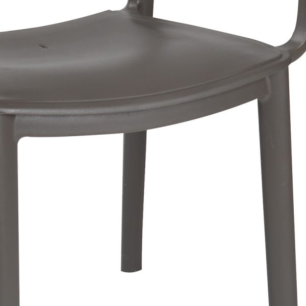 253 000087 3 Icon-Frontline pakoworld dining set 3pcs PP in anthracite colorOutdoor furniture > Garden food table