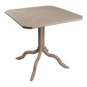 253 000099 4 Icon-Confident pakoworld dining set 3pcs PP in cappuccino colorOutdoor furniture > Garden food table