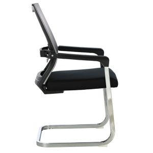 254 000001 2 Visitor office chair Chromatic pakoworld metal-mesh blackOffice furniture > Visitor office chairs