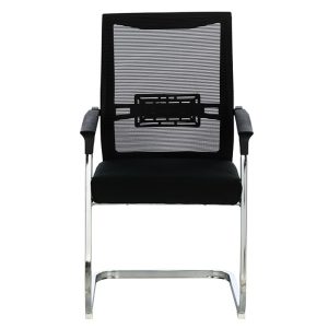 254 000001 3 Visitor office chair Chromatic pakoworld metal-mesh blackOffice furniture > Visitor office chairs