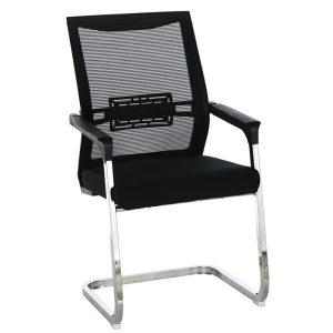 254 000001 Visitor office chair Chromatic pakoworld metal-mesh blackOffice furniture > Visitor office chairs