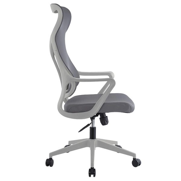 254 000005 2 Manager office chair Flexibility pakoworld with fabric mesh in grey colourOffice furniture > Manager office chairs