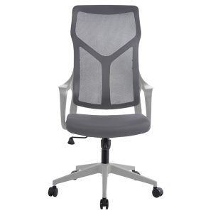 254 000005 3 Manager office chair Flexibility pakoworld with fabric mesh in grey colourOffice furniture > Manager office chairs