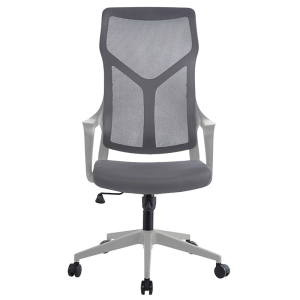 254 000005 3 Manager office chair Flexibility pakoworld with fabric mesh in grey colourOffice furniture > Manager office chairs