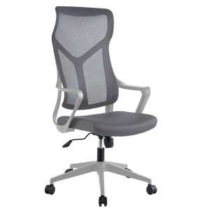 254 000005 Manager office chair Flexibility pakoworld with fabric mesh in grey colourOffice furniture > Manager office chairs