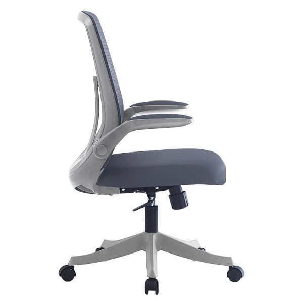 254 000007 2 Office chair Enrich pakoworld with fabric mesh in grey colourOffice furniture > Labor office chairs