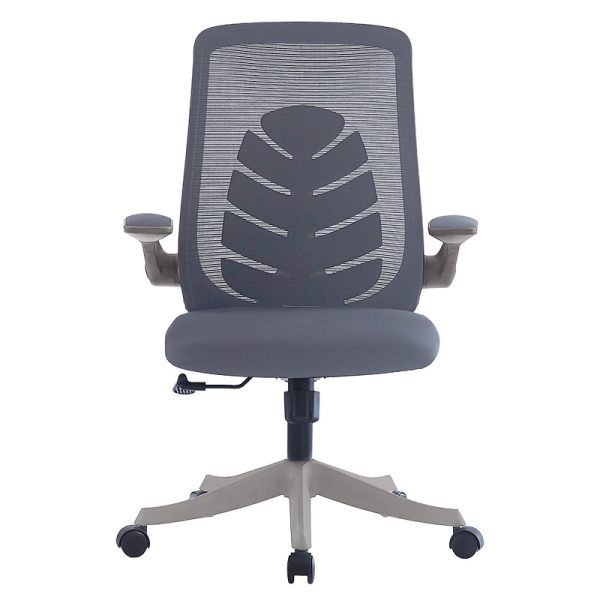 254 000007 3 Office chair Enrich pakoworld with fabric mesh in grey colourOffice furniture > Labor office chairs