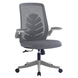 254 000007 Office chair Enrich pakoworld with fabric mesh in grey colourOffice furniture > Labor office chairs