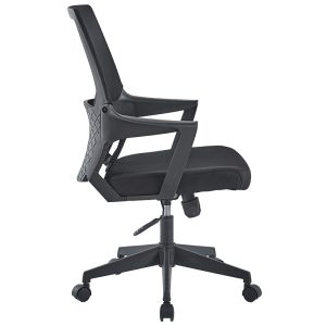 254 000008 2 Office chair Fragrant pakoworld with fabric mesh in black colourOffice furniture > Labor office chairs