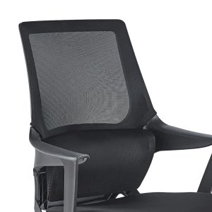 254 000008 4 Office chair Fragrant pakoworld with fabric mesh in black colourOffice furniture > Labor office chairs