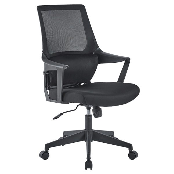 254 000008 Office chair Fragrant pakoworld with fabric mesh in black colourOffice furniture > Labor office chairs