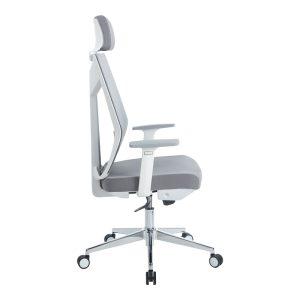 254 000012 2 Manager office chair Commend pakoworld with fabric mesh in grey colorOffice furniture > Labor office chairs