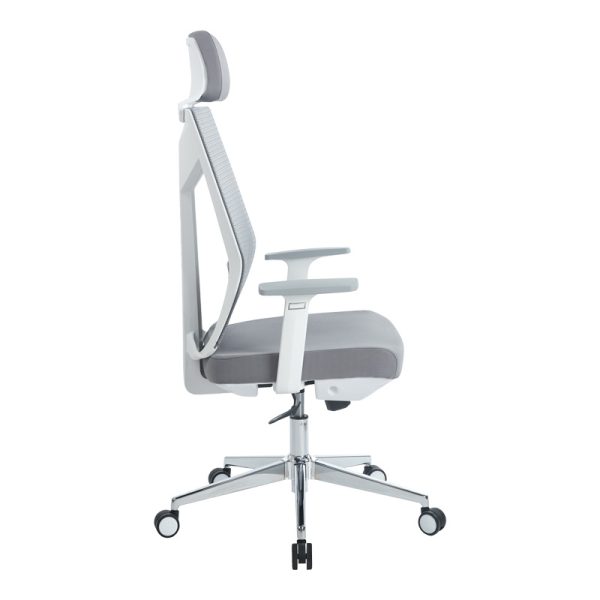 254 000012 2 Manager office chair Commend pakoworld with fabric mesh in grey colorOffice furniture > Labor office chairs