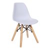 271 000024 Armchair Tronmo pakoworld dark brown fabric and rubberwood leg in walnut shade 75x69x75cmIndoor furniture > Living room armchairs