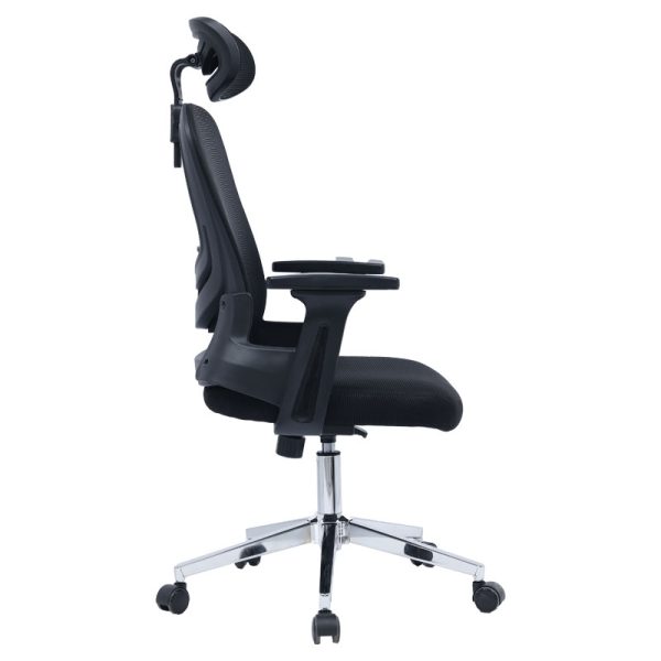 275 000006 3 Office chair manager Ignatius pakoworld mesh blackOffice furniture > Manager office chairs