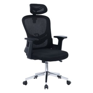 275 000006 Office chair manager Ignatius pakoworld mesh blackOffice furniture > Manager office chairs