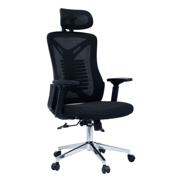 275 000011 Office chair manager Andrew pakoworld mesh blackOffice furniture > Manager office chairs