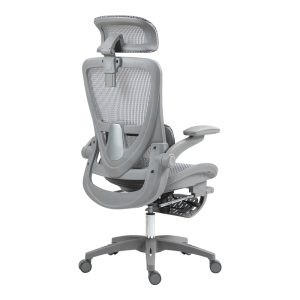 275 000018 2 Work chair manager Zenyk pakoworld mesh in black and white color 63x70x126cmOffice furniture > Labor office chairs