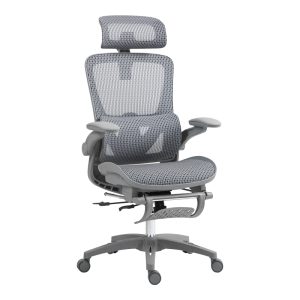 275 000018 Work chair manager Zenyk pakoworld mesh in black and white color 63x70x126cmOffice furniture > Labor office chairs