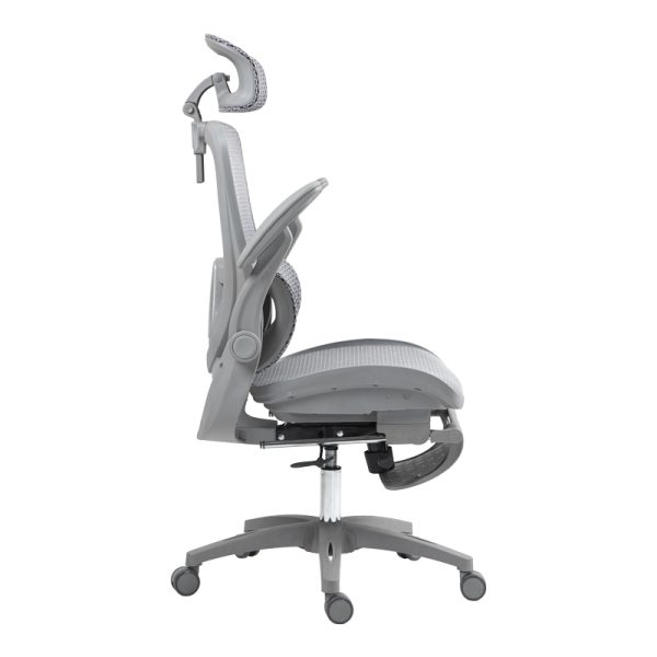 275 000018 4 Work chair manager Zenyk pakoworld mesh in black and white color 63x70x126cmOffice furniture > Labor office chairs