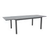 288 000004 Table Ensure pakoworld anthracite metal-tempered glass 120x70x70cmOutdoor furniture > Garden dining sets