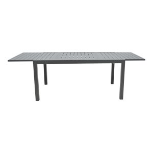 288 000004 2 Extension table Lafla pakoworld aluminium dark grey 160-240x100x75cmOutdoor furniture > Garden dining sets