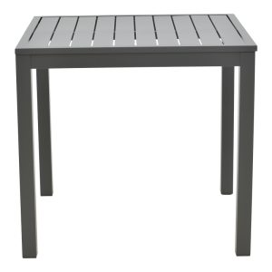 288 000005 2 Table Kliton pakoworld aluminium dark grey 80x80x74cmOutdoor furniture > Garden dining sets