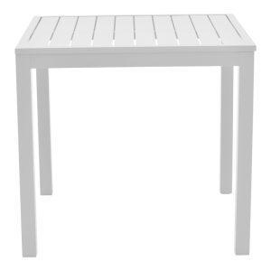 288 000006 2 Table Kliton pakoworld aluminium white 80x80x74cmOutdoor furniture > Coffee tables