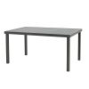 288 000007 Aluminum armchair Clutch pakoworld stackable anthracite frame-natural rattan 55x56x80cmEASTER OFFERS