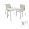 288 000011 Extension table Lafla pakoworld aluminium dark grey 160-240x90x75cmOutdoor furniture > Garden dining sets