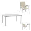 288 000016 Zafer swing pakoworld hanging pp in natural color and black metal 106x103x200cmOutdoor furniture > Gardens swings
