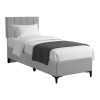 323 000014 Limit pakoworld fabric bed in anthracite shade 120x200cmIndoor furniture > Beds
