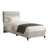 323 000028 Limit pakoworld fabric bed in anthracite shade 90x200cmIndoor furniture > Beds