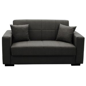 328 000014 2 Sofa-bed with storage two-seater Vox pakoworld anthracite fabric 154x82x83cmIndoor furniture > Sofas-bed