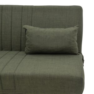 328 000023 4 Romina three-seater sofa-bed with storage space pakoworld green fabric 190x75x85cmIndoor furniture > Sofas-bed