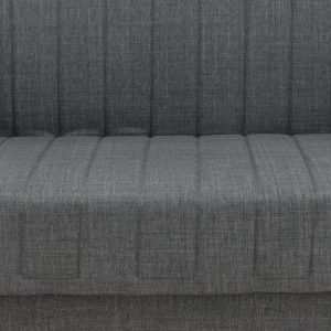 328 000025 4 Romina three-seater sofa-bed with storage space pakoworld anthracite fabric 190x75x85cmIndoor furniture > Sofas-bed