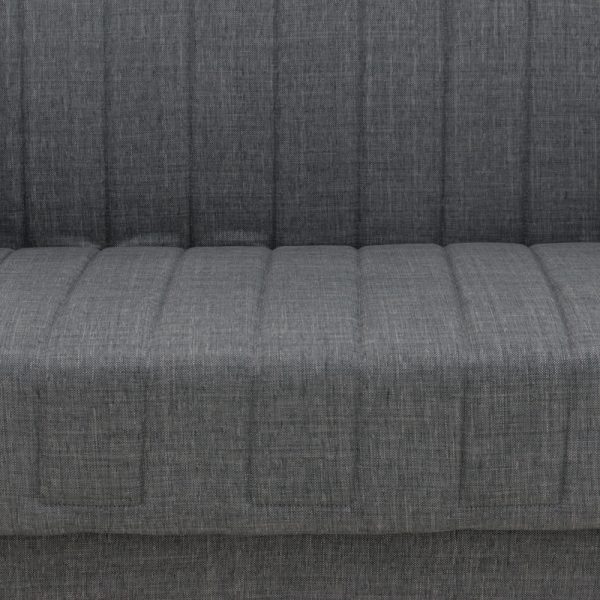 328 000025 4 Romina three-seater sofa-bed with storage space pakoworld anthracite fabric 190x75x85cmIndoor furniture > Sofas-bed