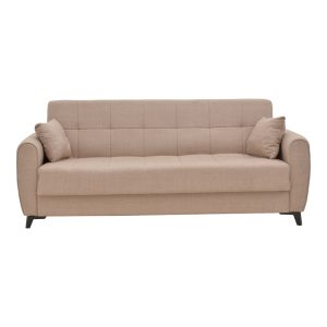328 000037 2 Living room set 2 pieces Lincoln pakoworld fabric in beige shadeIndoor furniture > Sofas
