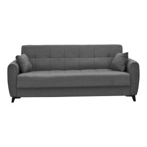 328 000039 2 Living room set 2 pieces Lincoln pakoworld fabric in anthracite shadeIndoor furniture > Sofas